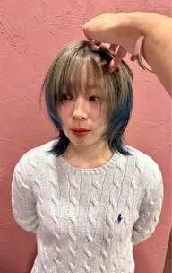 カット+ブリーチ、オンカラー+トリートメント
