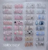 【オフ無し】🎀定額【A】🎀キラキラパーツ盛り沢山⭐️マグネットフレンチ、チークネイルやキラ可愛集中デザイン!