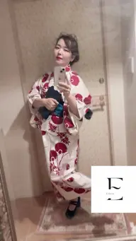 浴衣のレンタルと着付け　簡単なヘアセット
