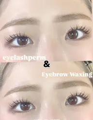 平日限定まつ毛パーマ&美眉スタイリング✨(眉メイク込み👀💄💖#リピーター様限定🫧#似合わせデザイン