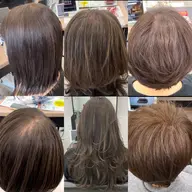 カット＋全体白髪染めカラー（肩下長さ以上）（40代以上の女性で動画撮影OKの方限定）
