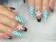 🎀 チップ長さ出し+シンプルデザイン