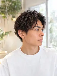 🕶️メンズカット+メンズパーマ+ヘッドスパ¥14,200→¥8,500
