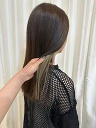 💗カット+イヤリングカラー(全体カラー、シャンプーブロー込み、ロング料金あり)💗