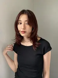 🍃新規U24限定 似合わせカット+トリートメント 韓国/ウルフ/ショート/ボブ/ワンホン/レイヤーカット
