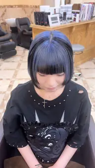 ブリーチ+カラー+デザインカラー+シャンプー+ブロー