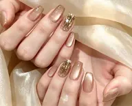 🧲マグネット+2本埋め尽くしネイル