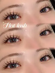 🖤フラットラッシュ80本🖤コーティング付き💎+¥330でカラーmixOK🙆🏻‍♀️