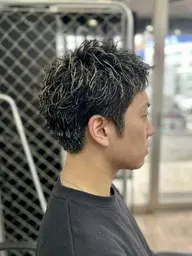 ✂️スパイキーショート×ハイライト(メッシュ)🎨   (サイドと襟足に刈り上げなし)