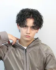 🌀セットが苦手でもキマる【波巻きパーマ】＋カット¥8,800