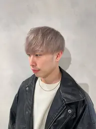 《新規限定men's》【🉐学割クーポン🉐】👨🎓✨ブリーチ+カラー🫧✨