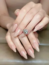 💅チップスカルプ長さだし💕ワンカラー/ラメグラ