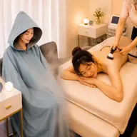 ミニモ限定!5回コース【温活×痩身🔥】ビタロマ蒸し🌿30分+キャビテーション or 温熱美容機器 30分/延長OK