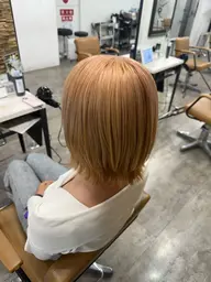 ミルクティー系🧸ケアブリーチ+カラー+超音波トリートメント