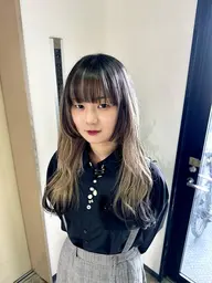 ✨【minimo特別価格】✨似合わせデザインカット+透明感カラー+保湿トリートメント✨ 韓国/髪質改善