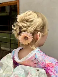 🎇🎀🌈◎夏限定◎🎇🎀🌈【女性限定】浴衣着付け+ヘアセット 4950円