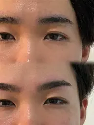 メンズ/眉毛のワックス脱毛+間引き/詳細のご確認を必ずお願いします。