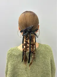 【お呼ばれヘアアレンジ🎀‎🤍】
