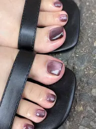 (他店オフ込み)フットネイルワンカラー🌺