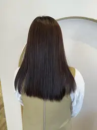 ⭐️前髪縮毛矯正+シルク髪質改善トリートメント