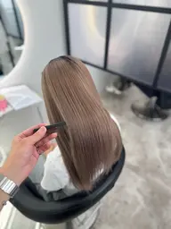 ✨ブリーチ履歴がある方はこちら!✨カット+ブリーチ毛トリートメントストレート✨