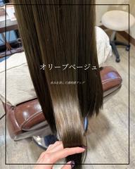 ブリーチ無し透明感カラー+似合わせカット+質感再整トリートメント