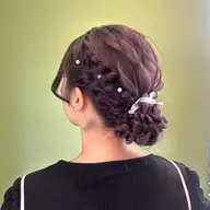お呼ばれにおすすめのシニヨンヘア໒꒱