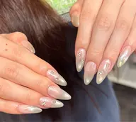 【チップ長さ出し10本】 💠オフなし+パーツ2本マグネット/フラッシュ/ラメ/ミラー/ワンカラー