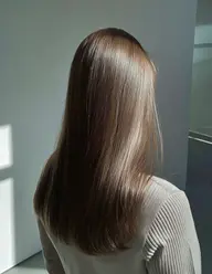 🍑期間限定🍑カット＋髪質改善ストレート(縮毛矯正)(シャンプーブロー代込み) 表参道／渋谷/髪質改善/レイヤーカット