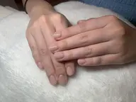 ジェルオフ無料💅ハンドワンカラー/ラメグラデーション✨甘皮ケア込！