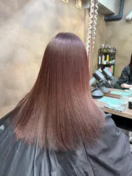 ブリーチなしダブルカラー+2ステップトリートメント