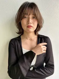【ショート/ボブ/レイヤー】🎀 カット + 透明感カラー + トリートメント🎀