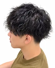 カット+ツイストスパイラルパーマ