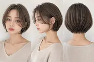 八の字スライス ショートボブ