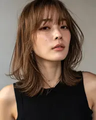 [レディースカット🌷]🎀ミディアムモデル🎀ウルフカット、くびれミディアム、肩下ロングボブなどはこちら