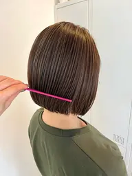 撮影OKの方のみ🩵ショートから肩上ボブ限定🩵似合わせカット×ハイライト×フルカラー