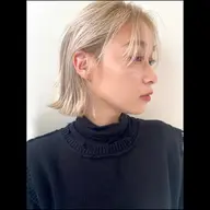 【切りっぱなしボブ】✨ぱつっとしたラインでお洒落に仕上げます🪭