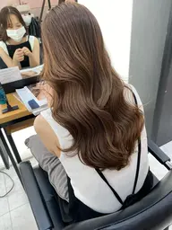 🌬️透明感抜群ブリーチなしダブルカラー🌬️メンテナンスカット+ブリーチなしのダブルカラー+トリートメント