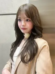 学割U24)カット+ブリーチなしダブルカラー+TR 18880→15840円