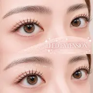 LEDエクステ（フラットラッシュ）100本💛練習モニター　※必ず予約リクエストからお願いします！