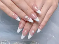 🐳【チップ長さ出し】フレンチ(ベース)あり🐳