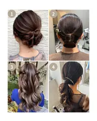 【4種類の中から選ぶヘアセット】snsお写真可能な方(後ろ姿)💡