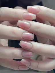 💅甘く柔らか|チップ長さ出し10本 ぼわっとチークネイル 9980➡️6980