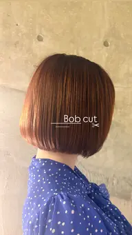 《bob.short cut🧵》シャンプー.ブロー付き