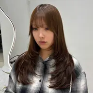 韓国風ロングレイヤーカットテストモデル🇰🇷💗【顎からのハイレイヤーにできる方のみ】18日不可❌