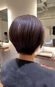 🫧【再来限定】垢大人可愛いショート・ショートボブモデル+タンパク質募集トリートメント付き🫧