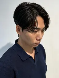 【土日祝限定・メンズ🇰🇷】韓国毛流れカット＋ニュアンスパーマ