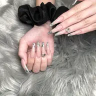 ハンド💅🏻10本ガラスフレンチアートコース🎀(オフ込み)