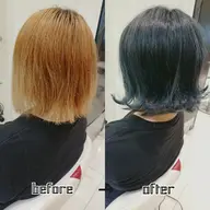 【✨ブリーチでonlyOneカラーに✨】カット&ケアブリーチon透明感カラー&トリートメント