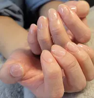 ▪ネイルケアのみ♡♡▪シンプルクリアジェル💅💓【ケア後にクリアジェルor補強トップコートネイル⠀】